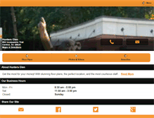 Tablet Screenshot of huntersglenofclemson.com